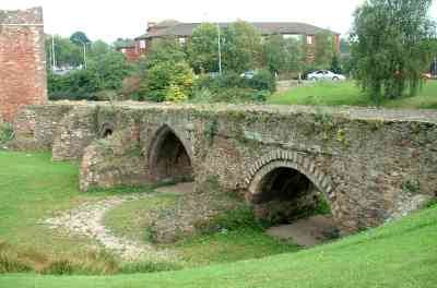 Exeter's medieval bridge today