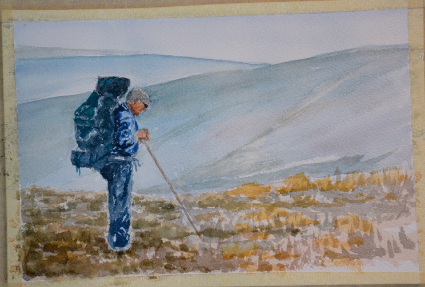 Watercolour by Michael Jecks